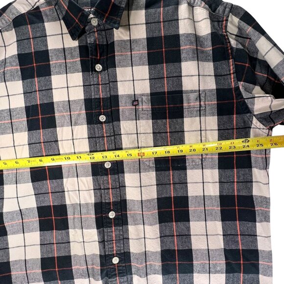 Ralph Lauren Polo Jeans Co XL Plaid Button-Up Shirt XL Long Sleeve Black Orange - Picture 12 of 12